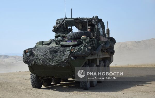Международные военные учения "Достойный партнер 2017" в Грузии