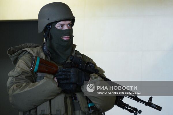 Ситуация в районе международного аэропорта Донецка