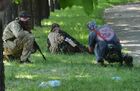 Бойцы народного ополчения Донбасса недалеко от международного аэропорта Донецка, где произошло вооруженное столкновение. Место: Украина, Донецк. Автор: Наталья Селиверстова/РИА Новости. Ситуация в районе международного аэропорта Донецка
