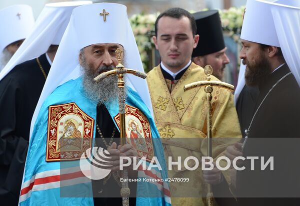 Интронизация нового предстоятеля Украинской православной церкви Московского патриархата