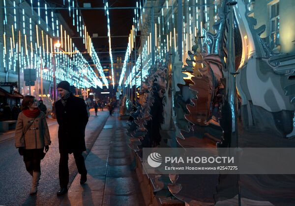 Новогодние инсталяции в Москве