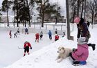 Матч между юниорскими любительскими командами города Ветлуга и посёлка Шаранга в городе Ветлуга Нижегородской области. Место: Россия, Нижегородская область, Ветлуга. Автор: Владимир Песня/РИА Новости. Любительский хоккей в Нижегородской области