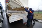 23-й гуманитарный конвой для населения Донбасса на КПП "Матвеев Курган"