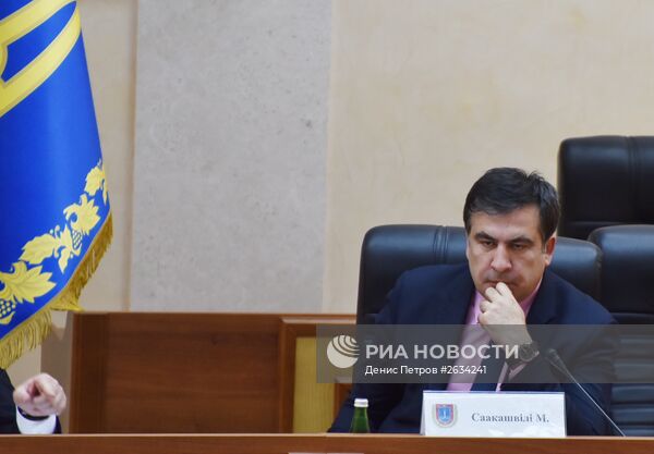 Президент Украины П.Порошенко назначил М.Саакашвили главой Одесской области