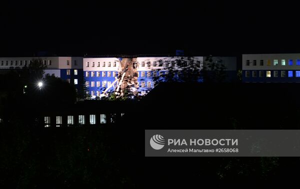 Обрушение крыши учебного центра ВДВ в Омской области