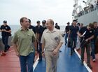 Рабочая поездка президента РФ В.Путина и премьер-министра Д.Медведева в Крым