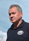 18 августа 2015. Министр обороны РФ, президент Русского географического общества Сергей Шойгу во время общения с журналистами президента РФ Владимира Путина после своего участия в подводной экспедиции в Севастополе. Место: Россия, Крымский федеральный округ, Севастополь. Автор: Алексей Дружинин/РИА Новости. Рабочая поездка президента РФ В.Путина в Крым