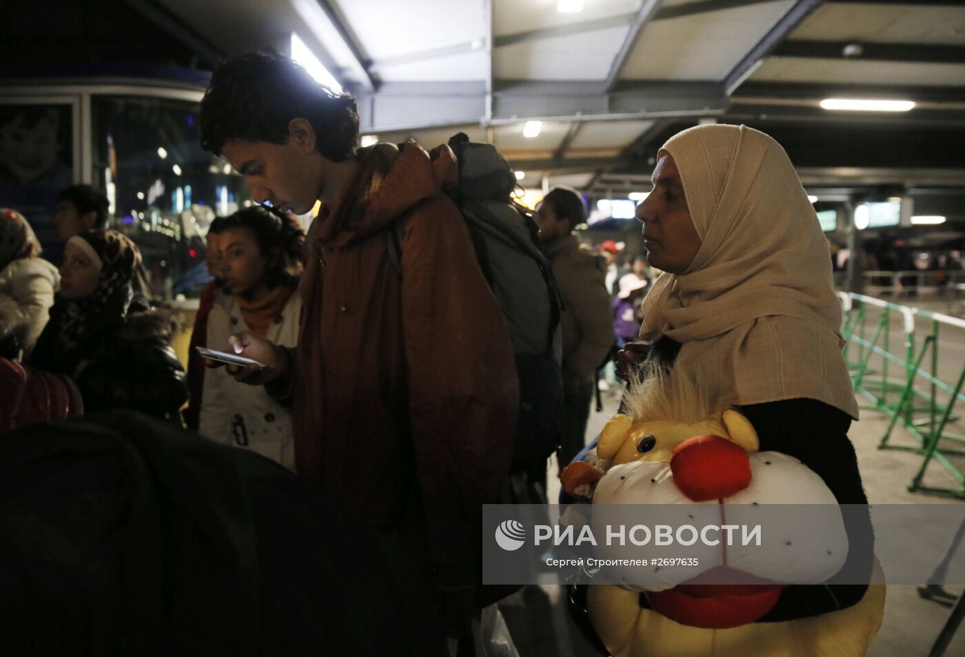 Беженцы с Ближнего Востока в Мюнхене