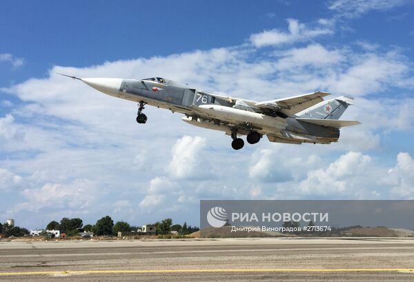 Российская боевая авиация на аэродроме "Хмеймим" в Сирии