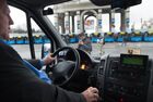 Мэр Москвы С.Собянин осмотрел новые автобусы МУП "Мосгортранс"