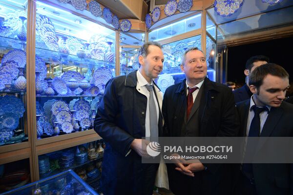 Рабочая поездка заместителя председателя правительства РФ Д.Рогозина в Иран
