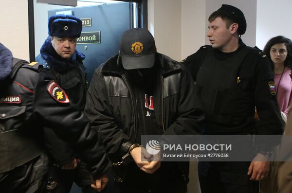 Рассмотрение ходатайства следствия об аресте А. Величко в Черемушкинском суде