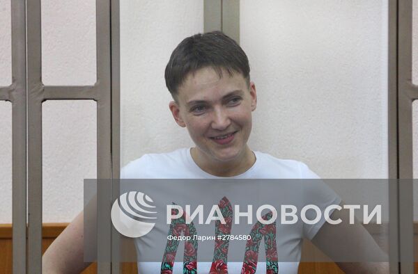 Заседание суда по делу Надежды Савченко
