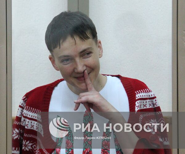 Заседание суда по делу гражданки Украины Надежды Савченко