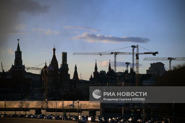 Закат в Москве