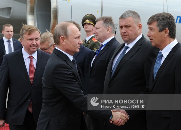Визит президента РФ В. Путина в Белоруссию
