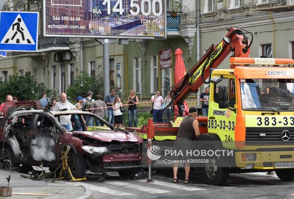 Журналист Павел Шеремет погиб в результате взрыва автомобиля в Киеве