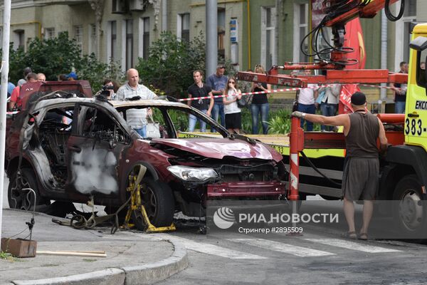 Журналист Павел Шеремет погиб в результате взрыва автомобиля в Киеве