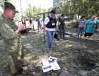 Последствия обстрела Ясиноватой в Донбассе