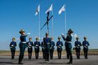 Военнослужащие во время показательных выступлений на международном конкурсе "Рембат", проходящем в рамках Армейских международных игр на базе Омского автобронетанкового инженерного института. Место: Омская область. Автор: Алексей Мальгавко. Международный конкурс "Рембат" в Омской области