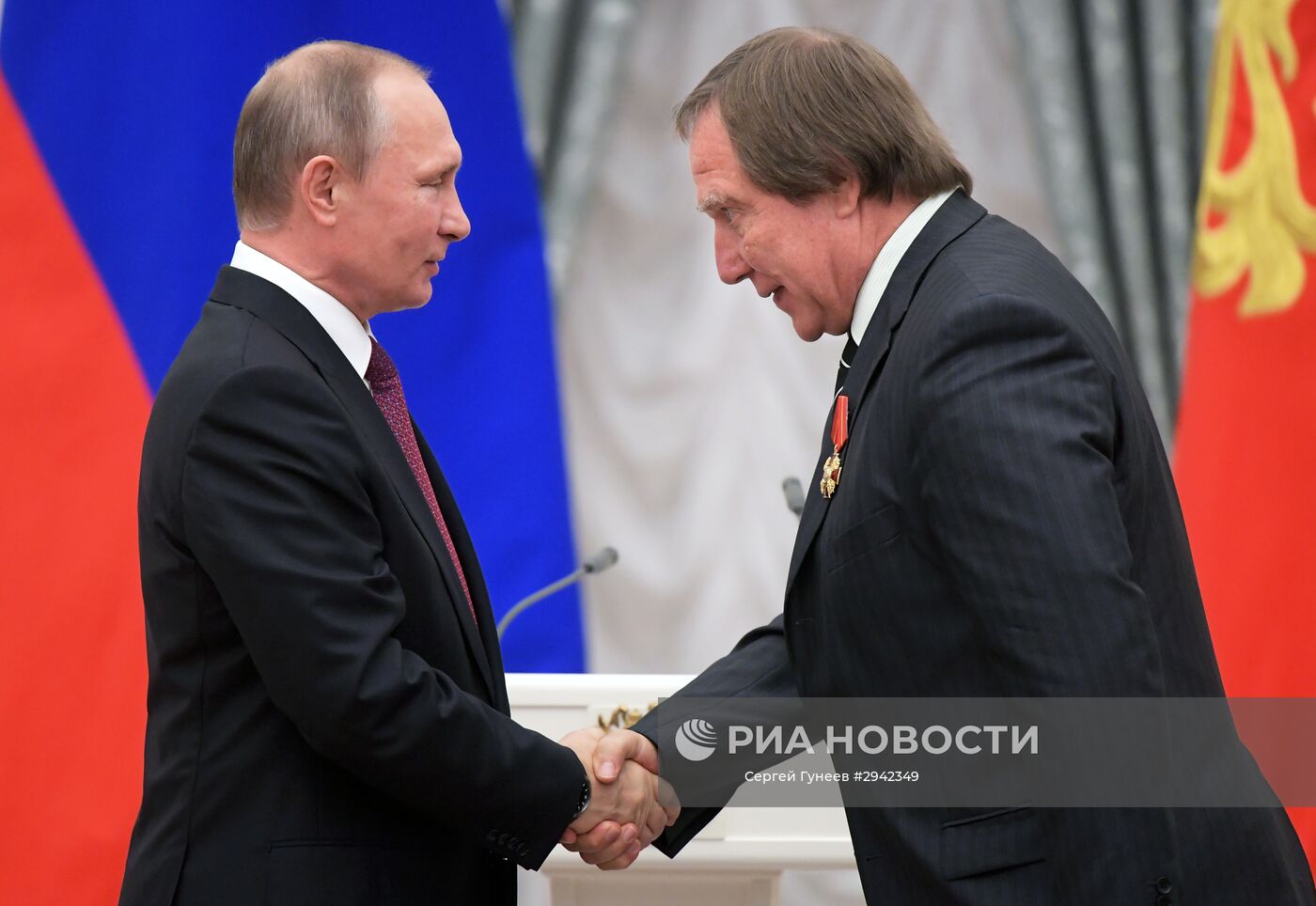 Церемония вручения государственных наград в Кремле