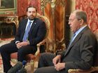 Встреча главы МИД РФ С. Лаврова с лидером ливанского политического движения "Аль-Мустакбаль" С. Харири