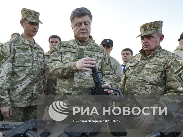 Поездка П.Порошенко в Житомирскую область