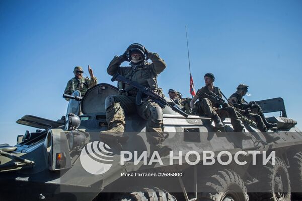 Бойцы батальона "Викинги" народного ополчения ДНР