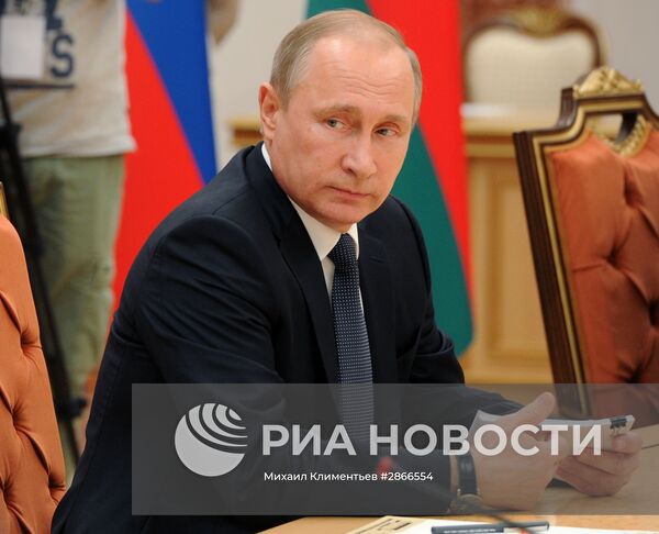 Визит президента РФ В. Путина в Белоруссию