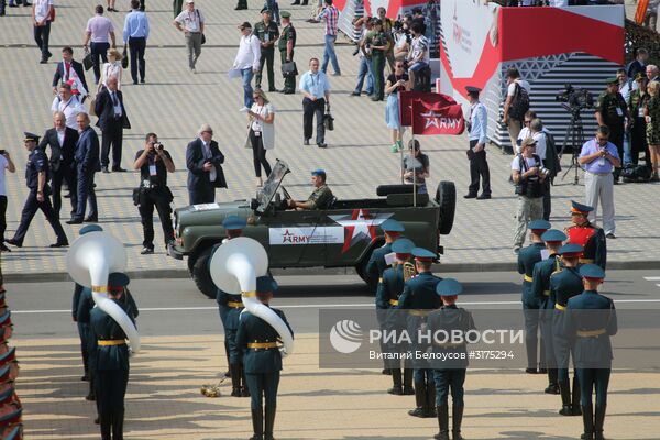 Открытие международного военно-технического форума "Армия-2017"