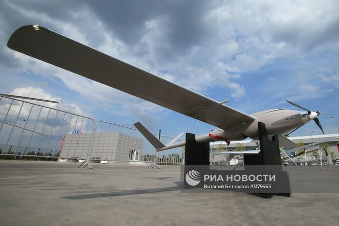 Носимый комплекс дистанционного наблюдения и ретрансляции "Гранат-2" на международном военно-техническом форуме "Армия-2017" в Московской области. Место: Россия, Московская область. Автор: Виталий Белоусов/РИА Новости. Открытие международного военно-технического форума "Армия-2017"