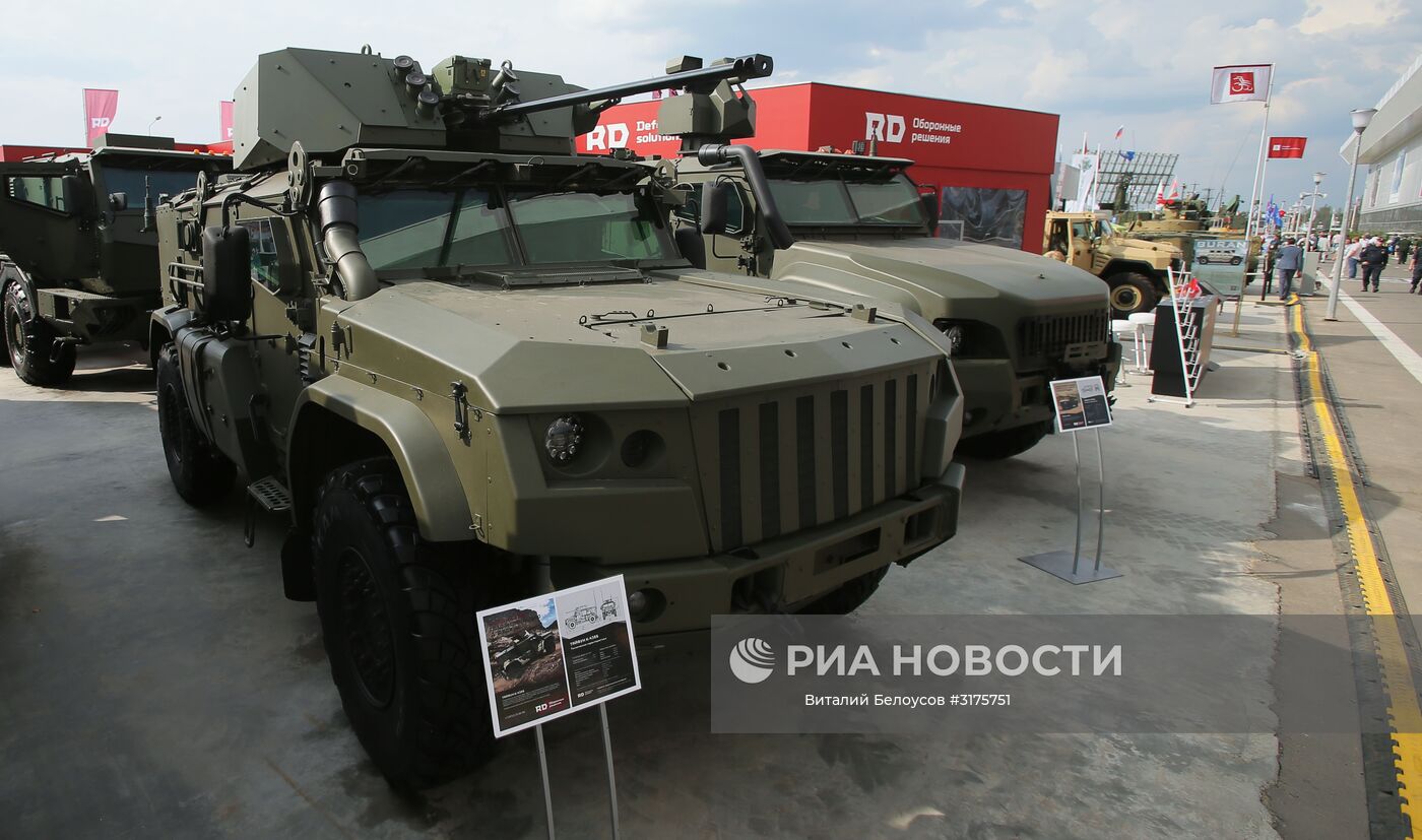 Бронированный автомобиль "Тайфун К-4386" на международном военно-техническом форуме "Армия-2017" в Московской области. Место: Россия, Московская область. Автор: Виталий Белоусов/РИА Новости. Открытие международного военно-технического форума "Армия-2017"