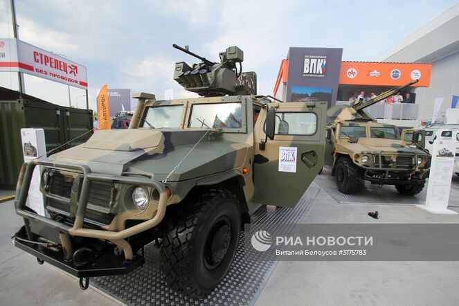 Бронированная разведывательно-штурмовая машина на международном военно-техническом форуме "Армия-2017" в Московской области. Место: Россия, Московская область. Автор: Виталий Белоусов/РИА Новости. Открытие международного военно-технического форума "Армия-2017"