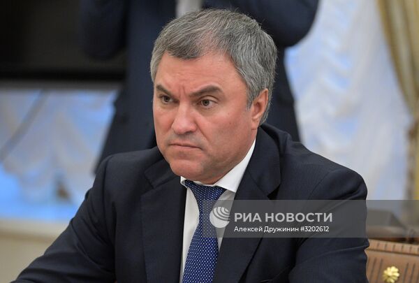 Президент РФ В. Путин провел заседание Совбеза РФ