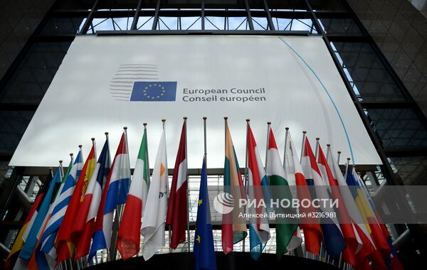 Заседание Совета Европы в Брюсселе