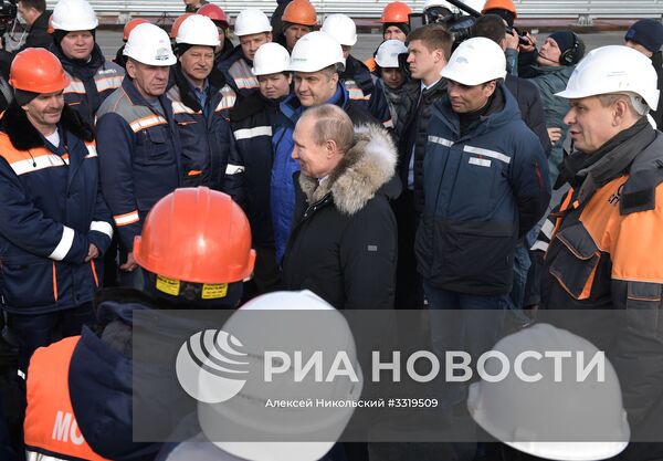 Рабочая поездка президента РФ В. Путина в ряд регионов Южного федерального округа