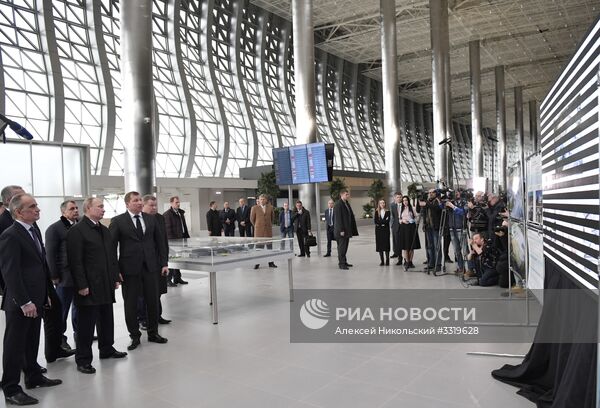 Рабочая поездка президента РФ В. Путина в ряд регионов Южного федерального округа