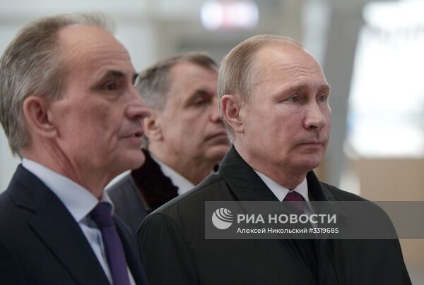Рабочая поездка президента РФ В. Путина в ряд регионов Южного федерального округа