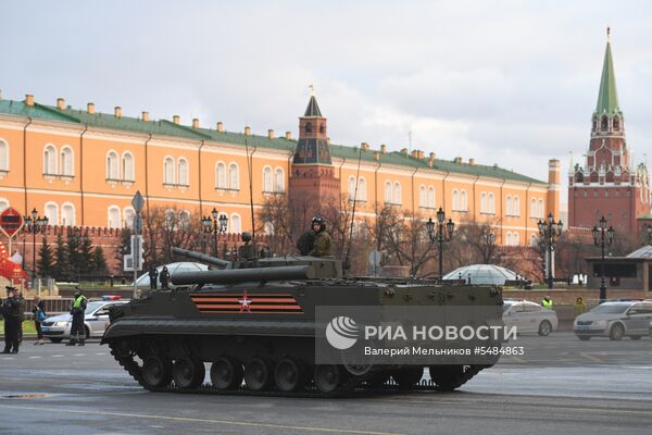 Репетиция парада Победы на Красной площади