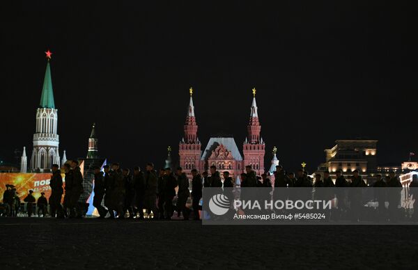 Репетиция парада Победы на Красной площади