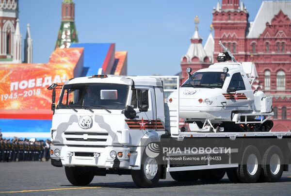 Военный парад, посвящённый 73-й годовщине Победы в ВОВ