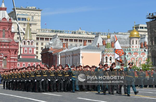 Военный парад, посвящённый 73-й годовщине Победы в ВОВ
