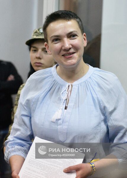 Суд над Н. Савченко в Киеве