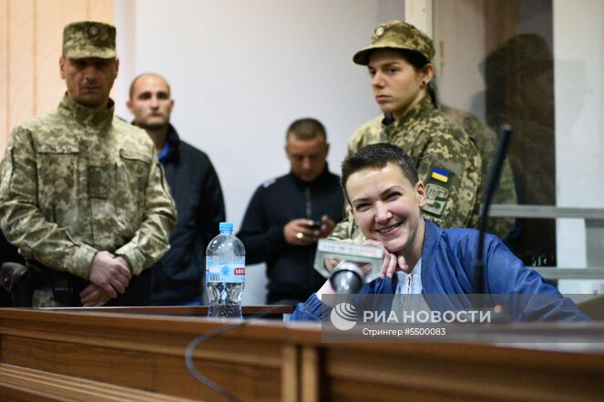 Суд над Н. Савченко в Киеве