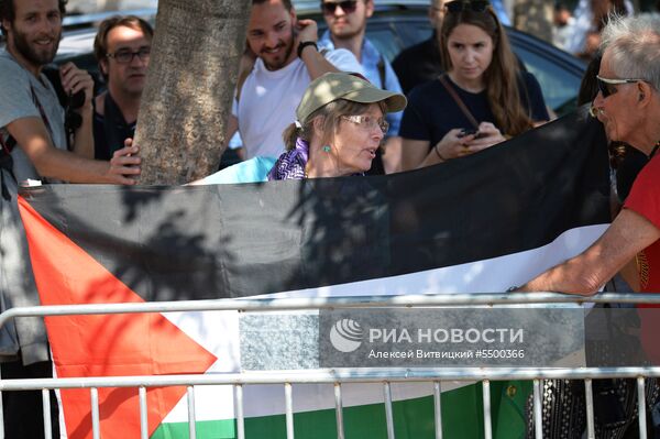 Протесты против переноса посольства США из Тель-Авива в Иерусалим