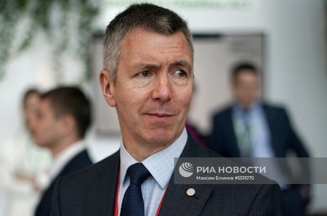 Президент BP Russia Дэвид Кэмпбелл на Петербургском международном экономическом форуме. Место: Россия, Санкт-Петербург. Автор: Максим Блинов/РИА Новости. Петербургский международный экономический форум. День первый
