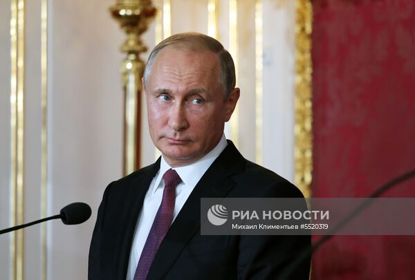 Рабочий визит президента РФ В. Путина в Австрию