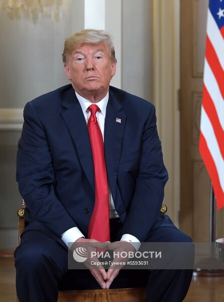 Встреча президента РФ Владимира Путина и президента США Дональда Трампа в Хельсинки