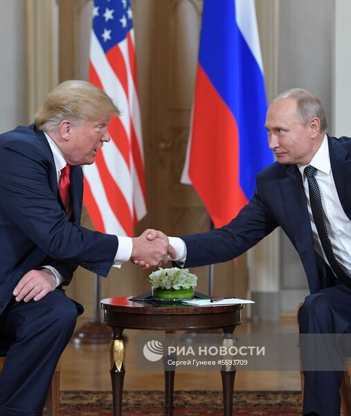 Встреча президента РФ Владимира Путина и президента США Дональда Трампа в Хельсинки