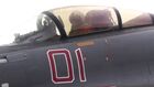 Пилот в кабине многоцелевого истребителя Су-35С на манёврах «Восток-2018» для осуществления авиационного прикрытия стратегических бомбардировщиков-ракетоносцев Ту-95МС дальней авиации ВКС России. Стоп-кадр с видео, предоставленного Минобороны РФ. Изображение является раздаточным материалом, предоставлено третьей стороной. Только редакционное использование. Запрет на архивирование, коммерческое использование, рекламную кампанию. Место: Россия, Чукотский автономный округ. Военные учения "Восток-2018"